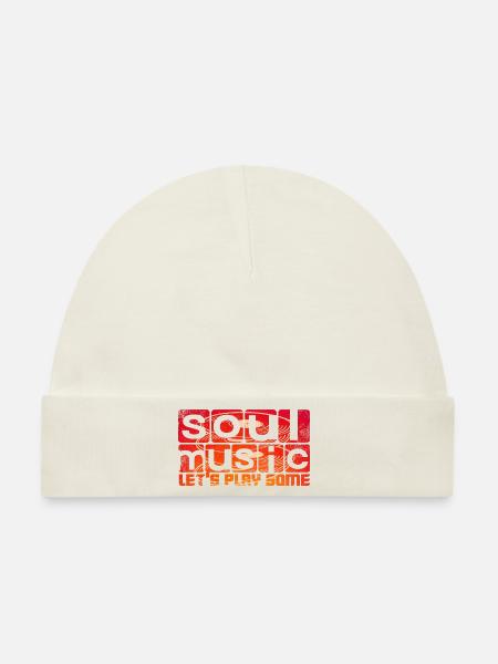Soul Musik - Baby Premium Organic Mütze - Naturweiß