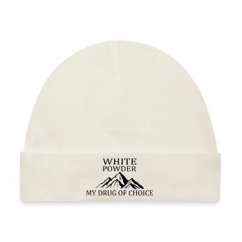 Ski Skiing Après-Ski - Baby Premium Organic Mütze - Naturweiß - Vorne