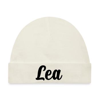 Lea - Baby Premium Organic Mütze - Naturweiß - Vorne