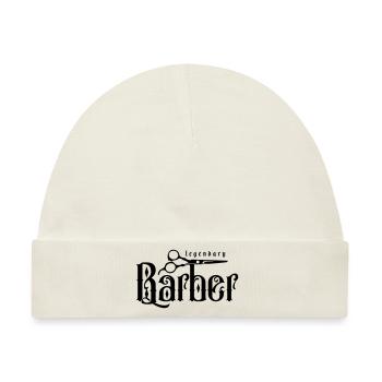 legendary barber - Baby Premium Organic Mütze - Naturweiß - Vorne