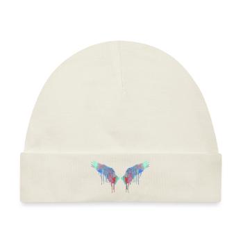 engelsflügel,flügel,angelwings,bunt,graffiti - Baby Premium Organic Mütze - Naturweiß - Vorne