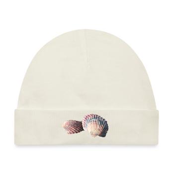 Muscheln, Muscheln, Strand, Meer,Urlaub - Baby Premium Organic Mütze - Naturweiß - Vorne