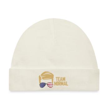 Team Normal - Baby Premium Organic Mütze - Naturweiß - Vorne