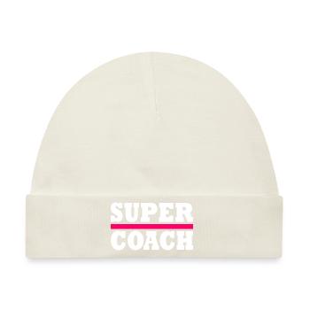 coach - Baby Premium Organic Mütze - Naturweiß - Vorne
