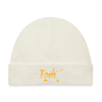 Geschenkidee Tom - Baby Premium Organic Mütze - Naturweiß - Vorne