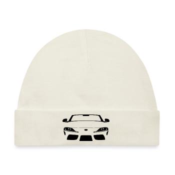 Sportauto MK5 Rennauto JDM Japan Racing Drift Fast - Baby Premium Organic Mütze - Naturweiß - Vorne