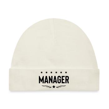 Manager Beruf - Baby Premium Organic Mütze - Naturweiß - Vorne