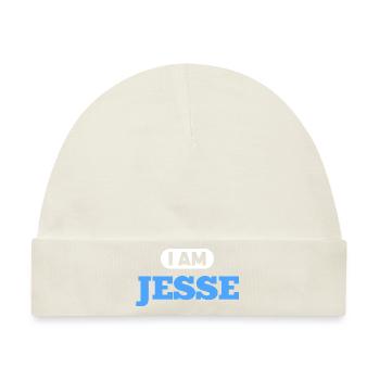 Jesse Name Saying für stolze Jesses - Baby Premium Organic Mütze - Naturweiß - Vorne