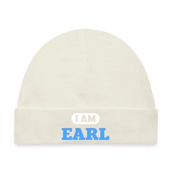 Earl Name Saying für stolze Grafen - Baby Premium Organic Mütze - Naturweiß - Vorne