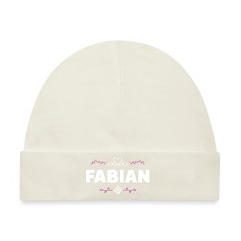 Fabian - Baby Premium Organic Mütze - Naturweiß - Vorne
