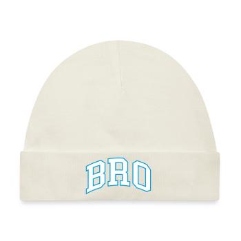 Bro - Baby Premium Organic Mütze - Naturweiß - Vorne