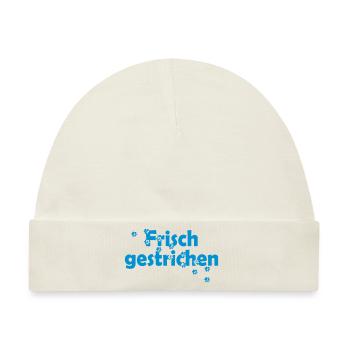 Frisch gestrichen - Baby Premium Organic Mütze - Naturweiß - Vorne