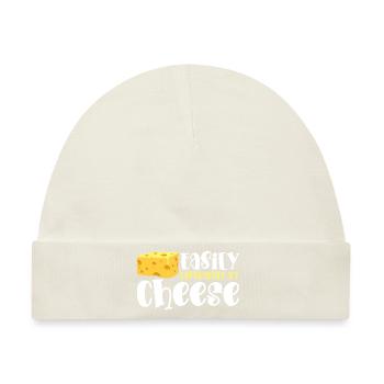 Käse Foodie Käserei - Baby Premium Organic Mütze - Naturweiß - Vorne