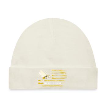 Imker Hummel Insekten Weltretter - Baby Premium Organic Mütze - Naturweiß - Vorne