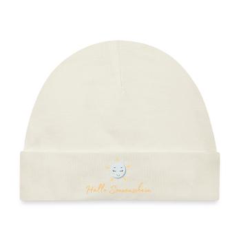 Hallo Sonnenschein - Baby Premium Organic Mütze - Naturweiß - Vorne