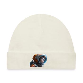 Astronautin - Baby Premium Organic Mütze - Naturweiß - Vorne