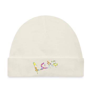 Graffiti-Stil Splash Hip-Hop-Farben Maler Liebe - Baby Premium Organic Mütze - Naturweiß - Vorne