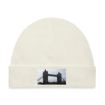 Tower Brücke London - Baby Premium Organic Mütze - Naturweiß - Vorne