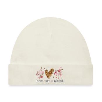 PEACH LOVE LABRADOR - Baby Premium Organic Mütze - Naturweiß - Vorne