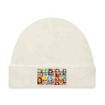 70er classic Women - Baby Premium Organic Mütze - Naturweiß - Vorne