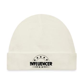 Influencer Beruf - Baby Premium Organic Mütze - Naturweiß - Vorne