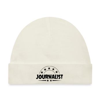 Journalist Beruf - Baby Premium Organic Mütze - Naturweiß - Vorne