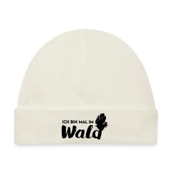 Im Wald - Baby Premium Organic Mütze - Naturweiß - Vorne