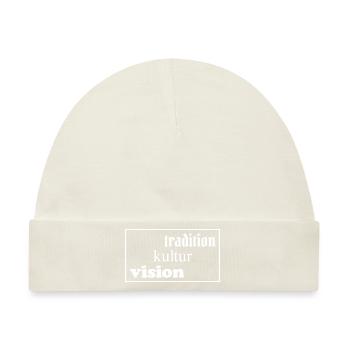 Tradition Kultur Vision - Baby Premium Organic Mütze - Naturweiß - Vorne