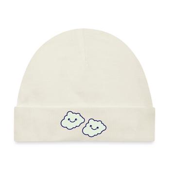 wolke smile - Baby Premium Organic Mütze - Naturweiß - Vorne