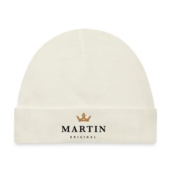 Martin - Baby Premium Organic Mütze - Naturweiß - Vorne