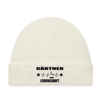 Garten - Baby Premium Organic Mütze - Naturweiß - Vorne