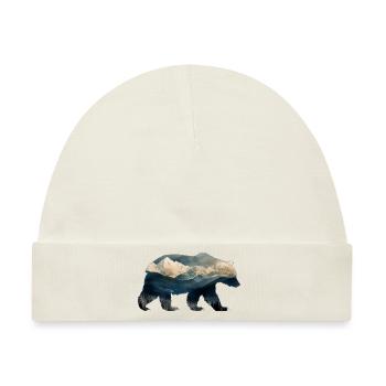 Bergbär - Baby Premium Organic Mütze - Naturweiß - Vorne