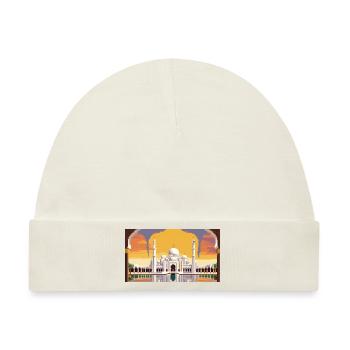 Scheich-Zayid-Moschee, Abu Dhabi, Vereinigte Arabische Emirate, Pixel A - Baby Premium Organic Mütze - Naturweiß - Vorne