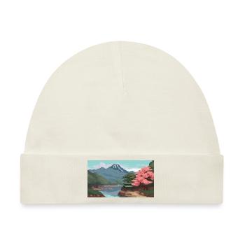 Miho No, Matsubara, Japan - Pixel Art - Baby Premium Organic Mütze - Naturweiß - Vorne