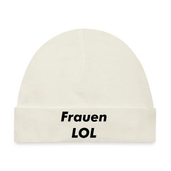 Frauen LOL - Baby Premium Organic Mütze - Naturweiß - Vorne