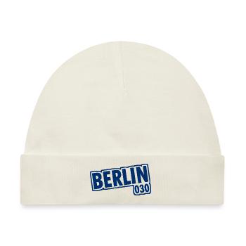 Berlin - 030 - Hauptstadt - Deutschland - Vorwahl - Baby Premium Organic Mütze - Naturweiß - Vorne