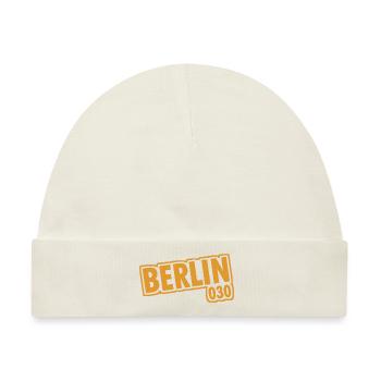 Berlin - 030 - Hauptstadt - Deutschland - Vorwahl - Baby Premium Organic Mütze - Naturweiß - Vorne