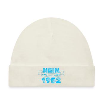 Dagegen 1952 - Baby Premium Organic Mütze - Naturweiß - Vorne