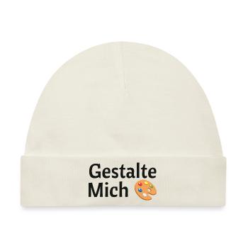 Gestalte mich - Baby Premium Organic Mütze - Naturweiß - Vorne