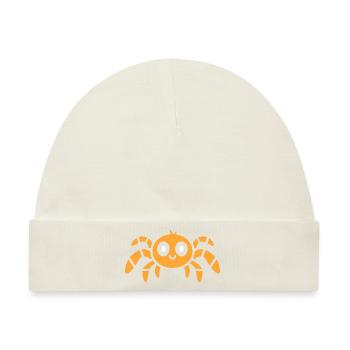 Spinne - Baby Premium Organic Mütze - Naturweiß - Vorne