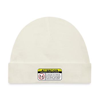 Informationen für Passagiere - Baby Premium Organic Mütze - Naturweiß - Vorne