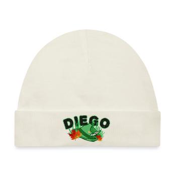 Diego - Baby Premium Organic Mütze - Naturweiß - Vorne