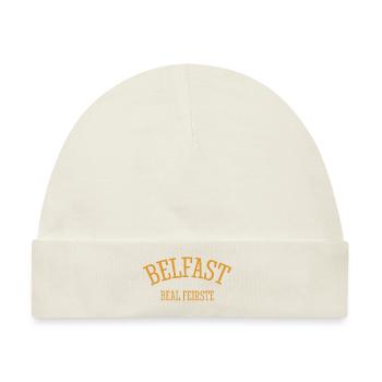 Belfast Beal Feirste North Ireland Nordirland - Baby Premium Organic Mütze - Naturweiß - Vorne