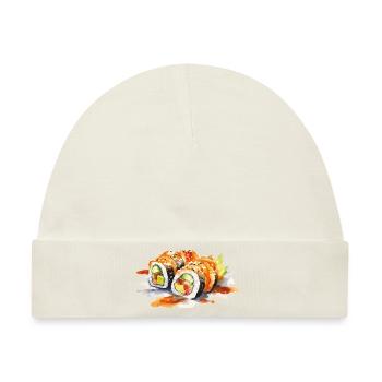 Sushi - Baby Premium Organic Mütze - Naturweiß - Vorne