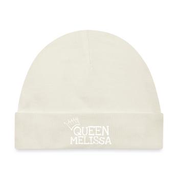 Geschenk für Melissa - Baby Premium Organic Mütze - Naturweiß - Vorne