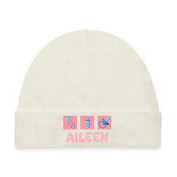 Schnuller Aileen - Baby Premium Organic Mütze - Naturweiß - Vorne