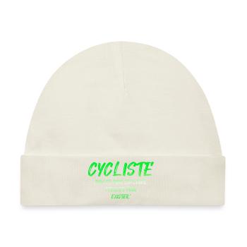 CYCLIST Fahrrad Fahrräder Pedale zu existieren - Baby Premium Organic Mütze - Naturweiß - Vorne