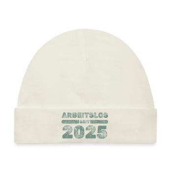 2025 2025 - Baby Premium Organic Mütze - Naturweiß - Vorne