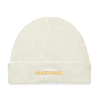 Job Bauzeichner - Baby Premium Organic Mütze - Naturweiß - Vorne