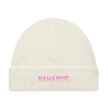 Yoga Namaste - Baby Premium Organic Mütze - Naturweiß - Vorne